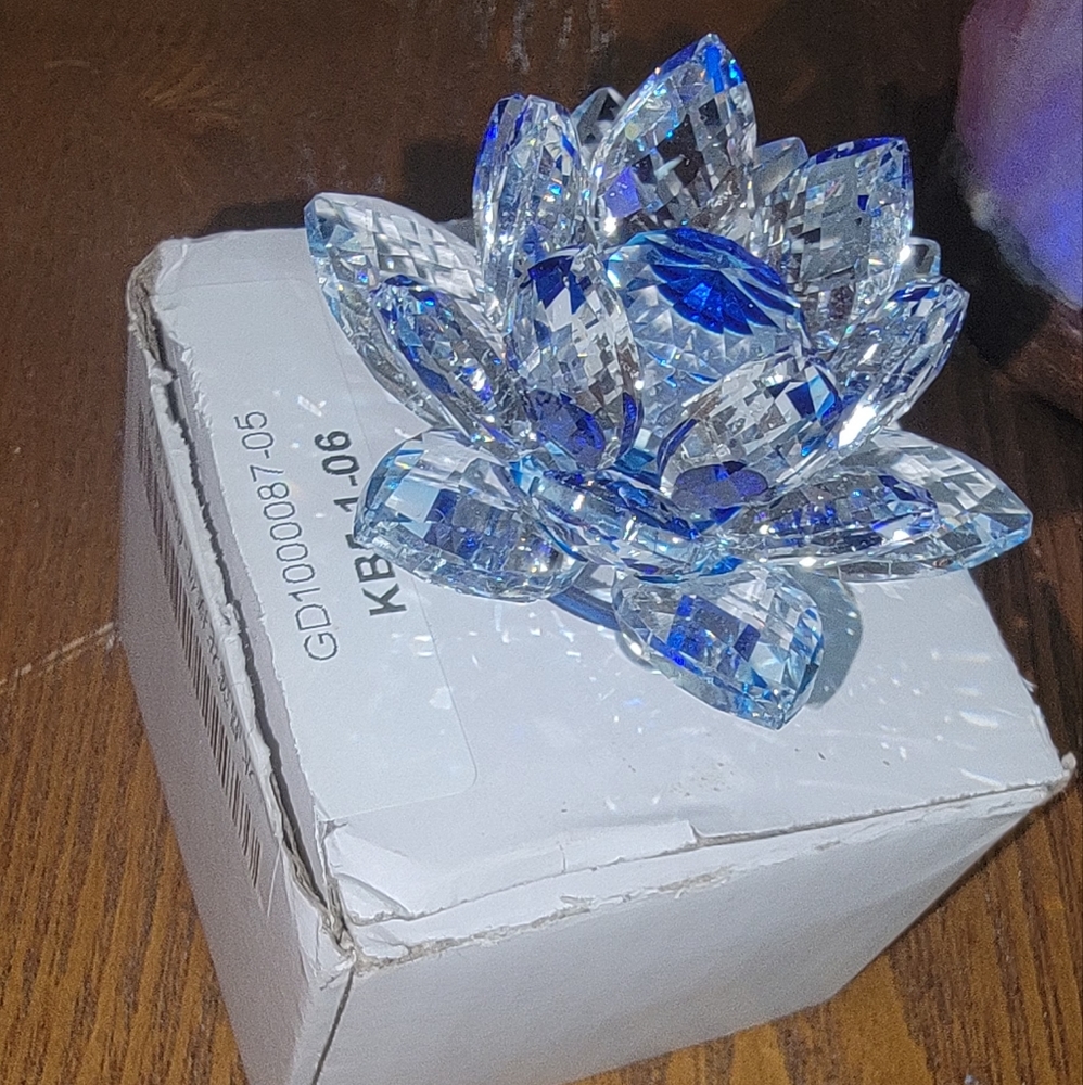 Blue Crystal Flower